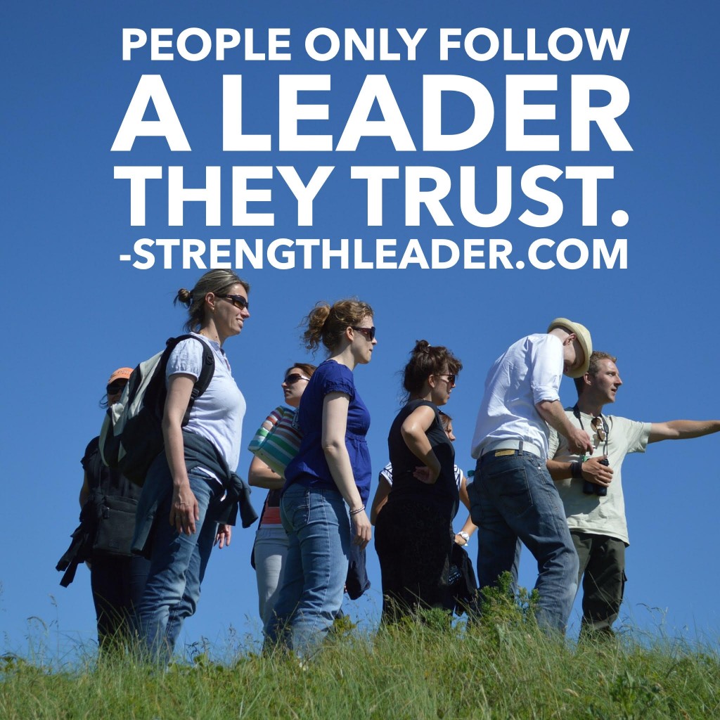 people follow leaders they trust