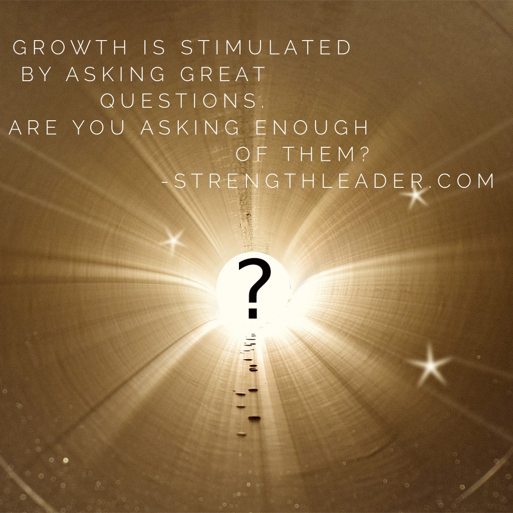 growth is stimulated by questions